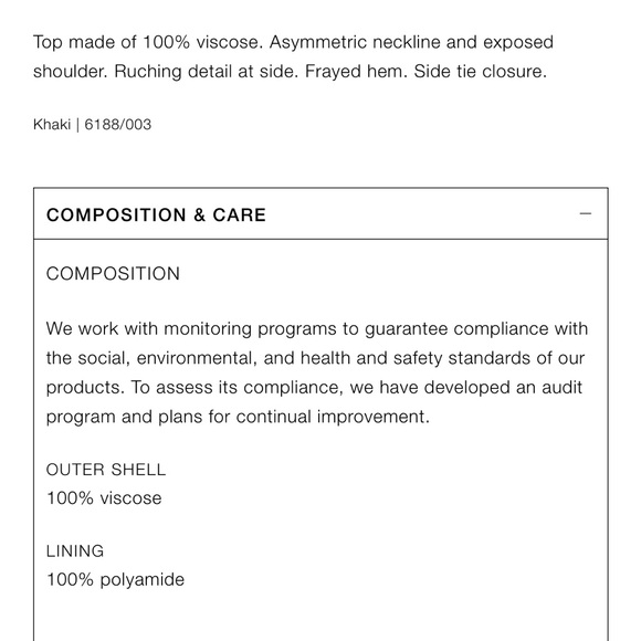 frayed asymmetrical halter top zara - Picture 4 of 4